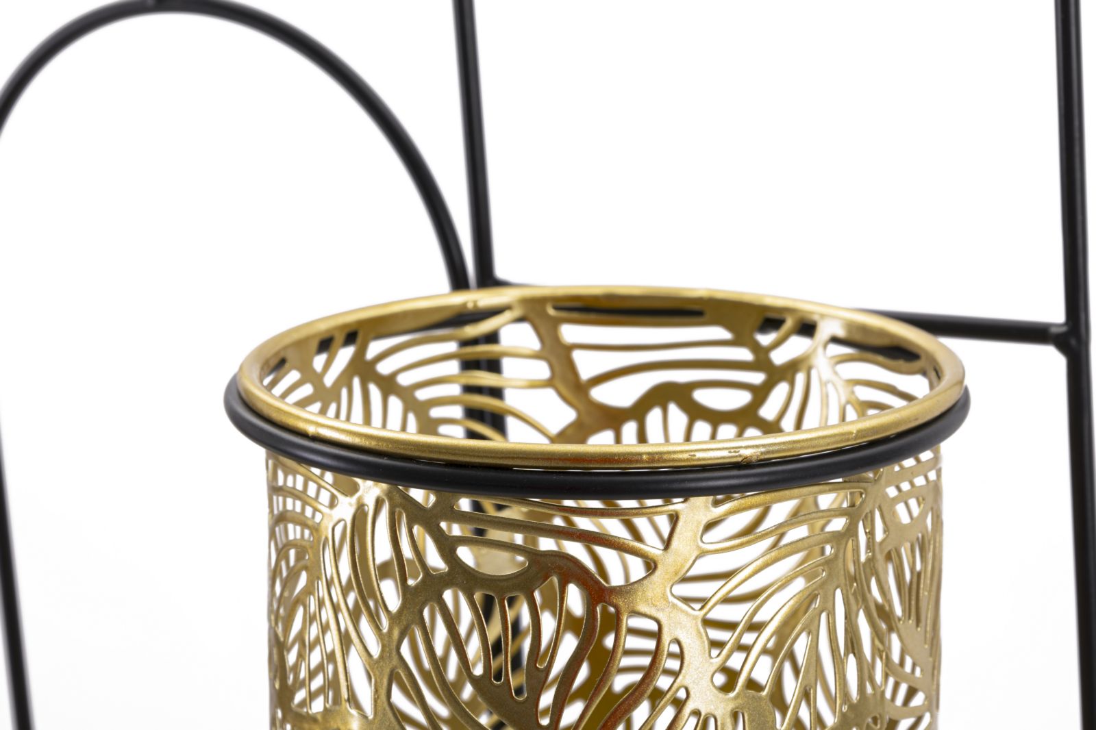 Dekoratívne vázy 2ks P Doppio Hong Mauro Ferretti, zlatá/čierna