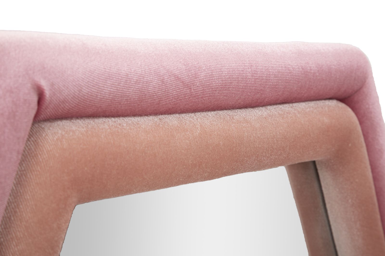 Zrkadlo Tony Velluto Rosa Mauro Ferretti, ružové