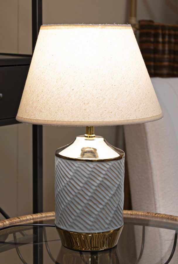 Stolová lampa Cape Town Mauro Ferretti, zlatá