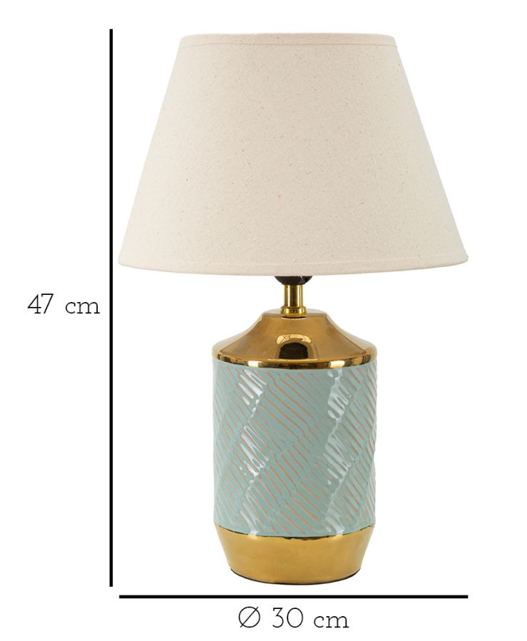 Stolová lampa Cape Town Mauro Ferretti, zlatá