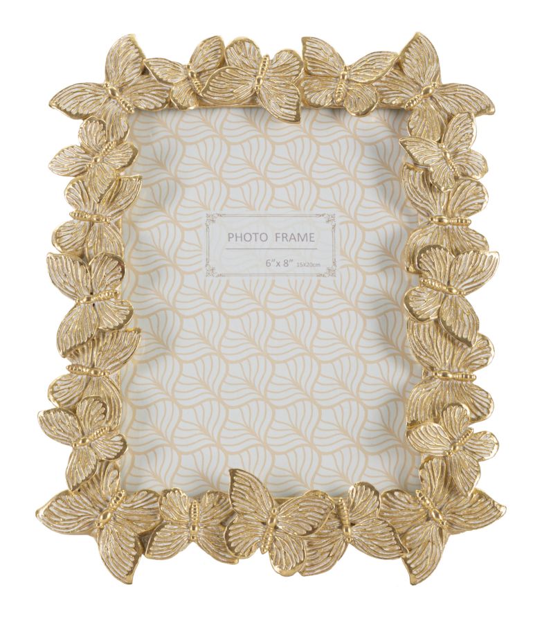 Fotorám Cornice Farfalle Gold, zlatý