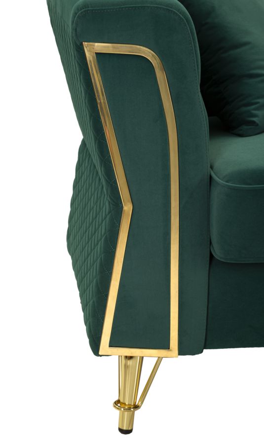 Sedačka Divano Emy Verde Mauro Ferretti 162×83×76 cm