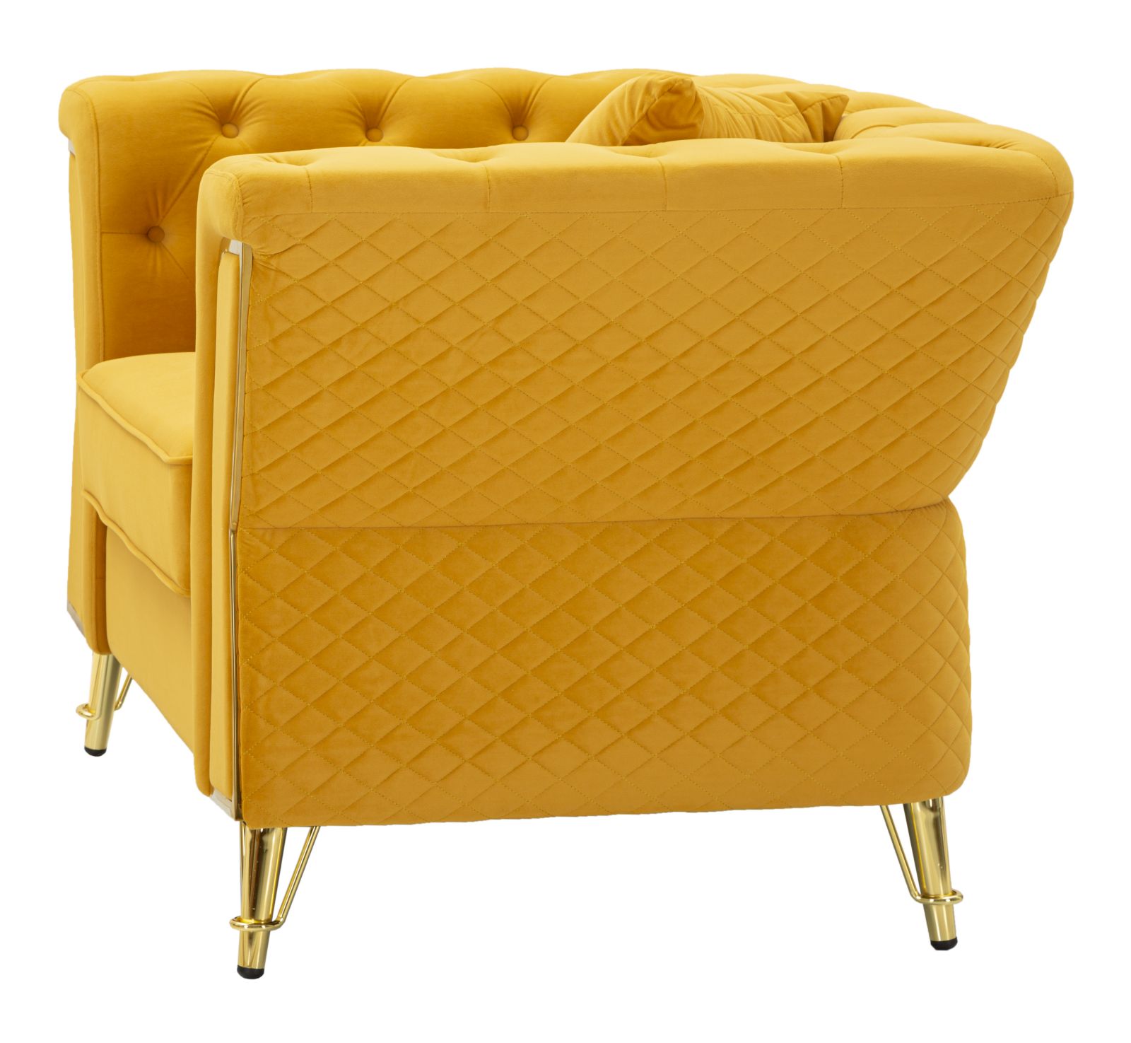 Kreslo Poltrona Emy Senape Mauro Ferretti 104×83×76 cm