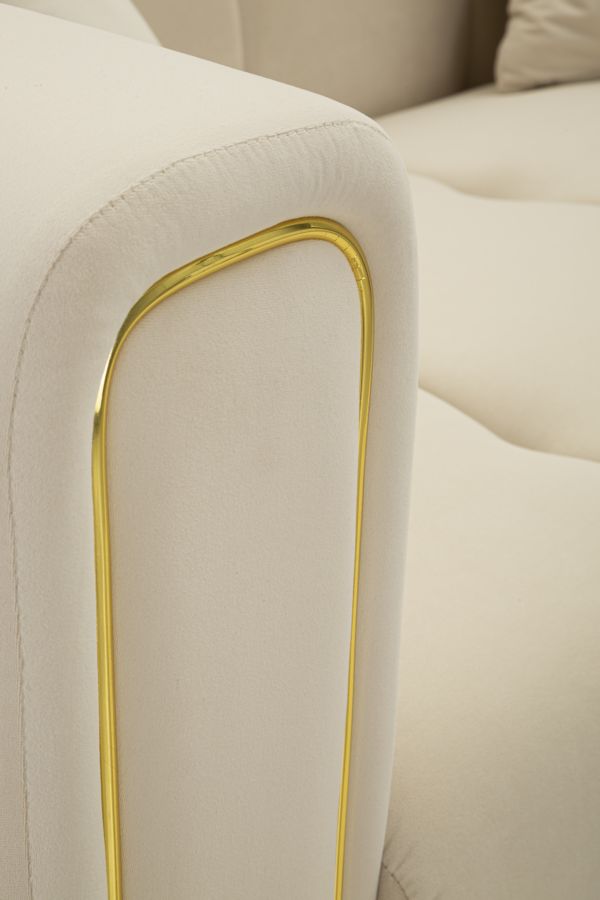 Sedačka Divano Alma Crema Mauro Ferretti 155×81×71 cm