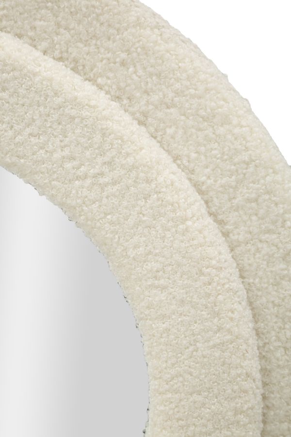 Zrkadlo Teddy Crema, krémové