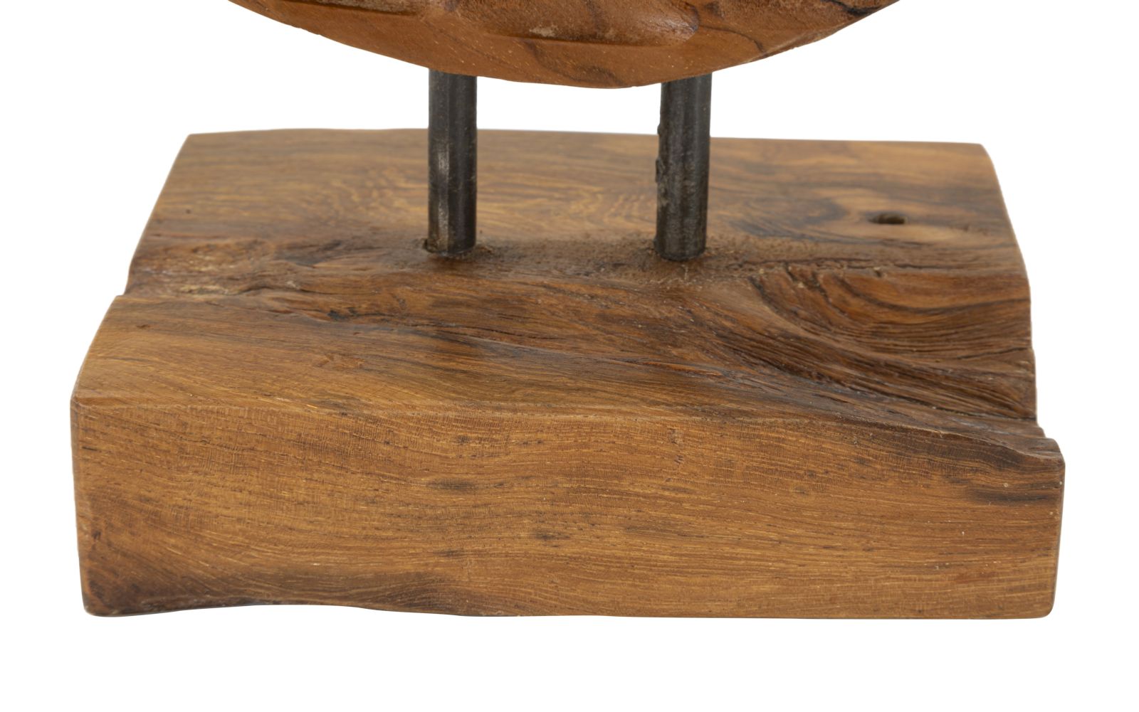 Dekoratívna socha Coin Teak Riciclato Mauro Ferretti, drevo