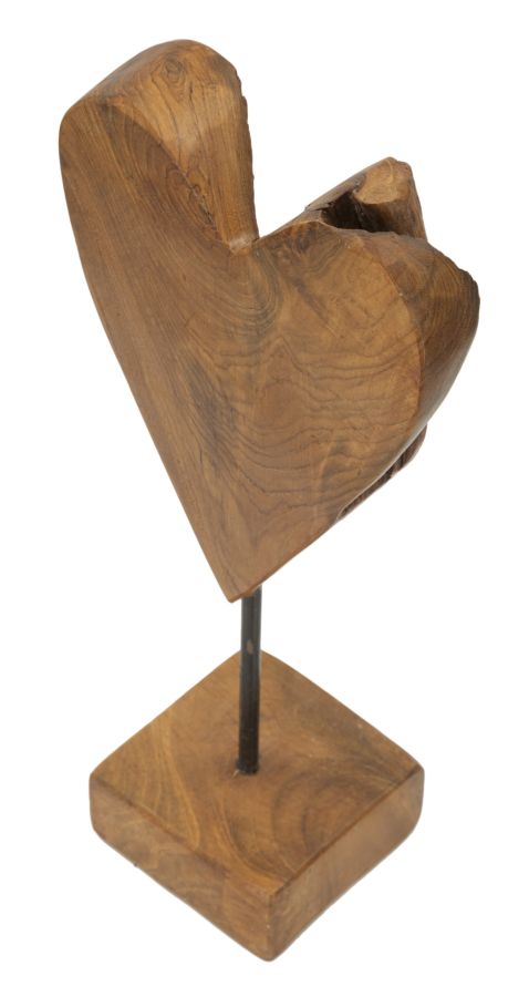 Dekoratívna socha Cuore Teak Ric. Mauro Ferretti, drevo