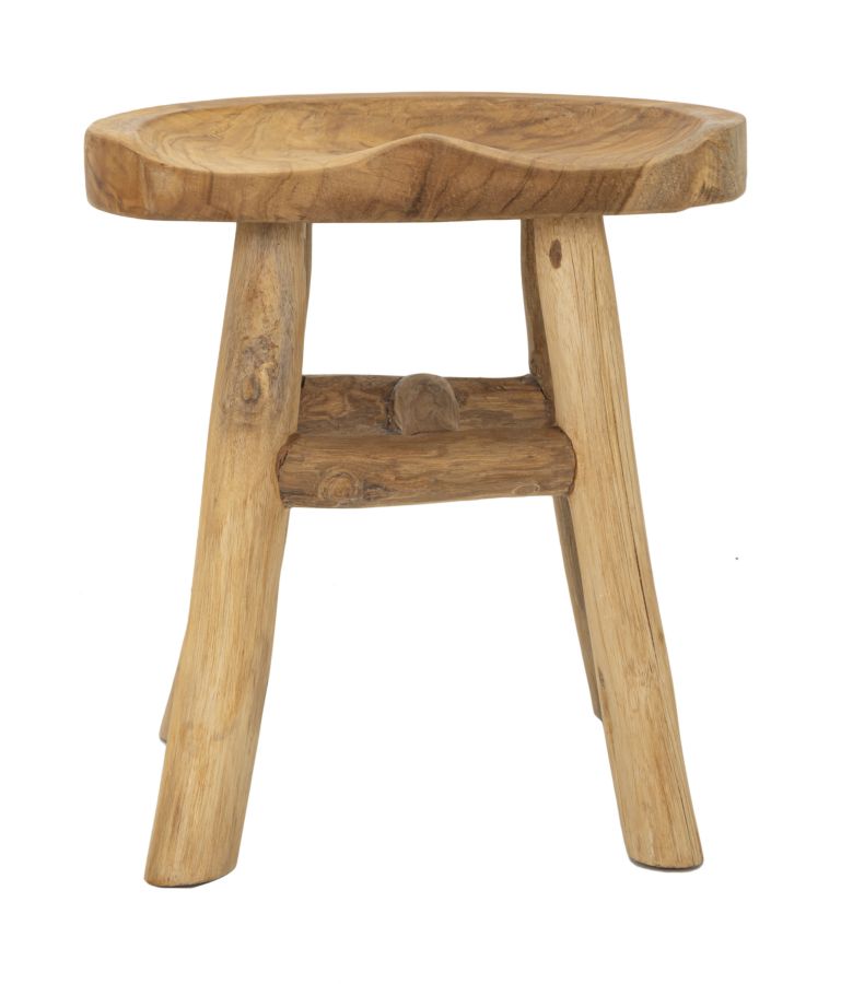 Dekoratívny doplnok Sgabello Sel Teak Mauro Ferretti 40×32×42