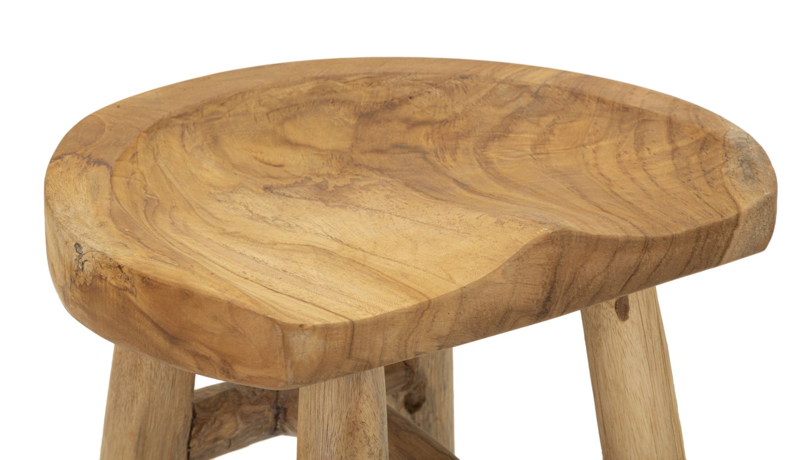 Dekoratívny doplnok Sgabello Sel Teak Mauro Ferretti 40×32×42
