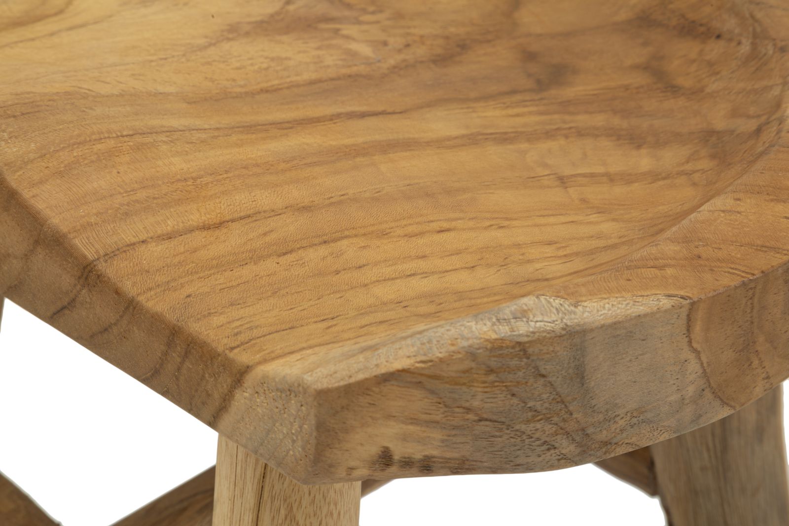 Dekoratívny doplnok Sgabello Sel Teak Mauro Ferretti 40×32×42