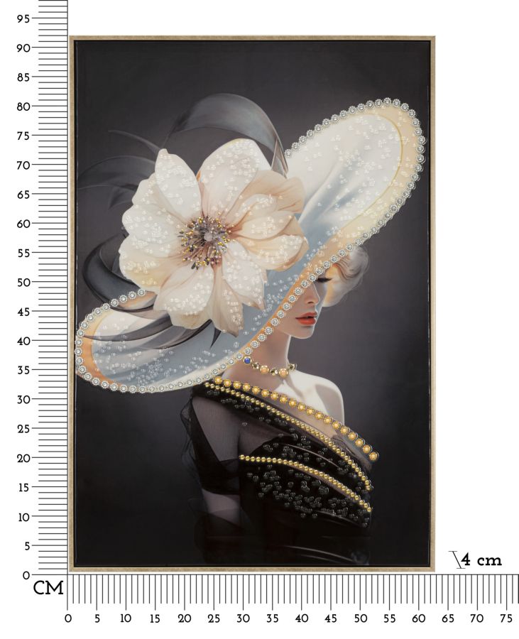 Dekoratívny doplnok Dipinto Su Tela Mauro Ferretti 62×4×92 cm