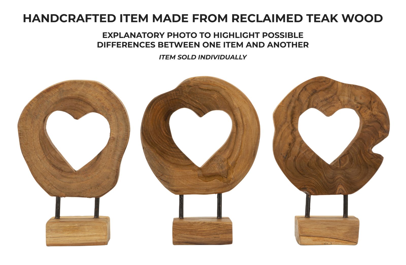 Dekoratívna socha Hasi Teak Ric. Mauro Ferretti, drevo