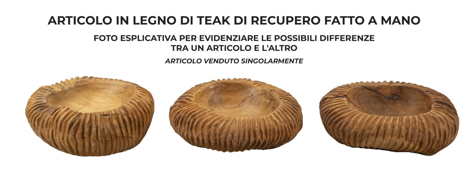 Dekoratívna misa S Tasche Garit Mauro Ferretti, drevo