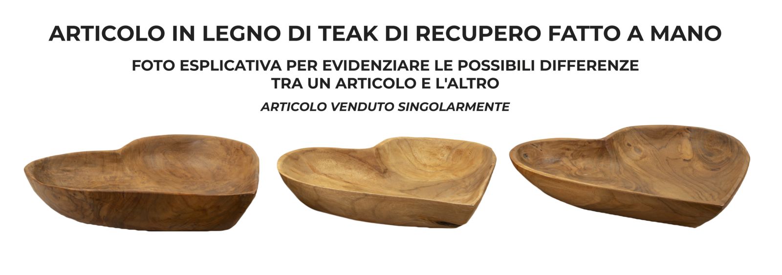 Dekoratívna misa S Tasche Kiha Mauro Ferretti, drevo