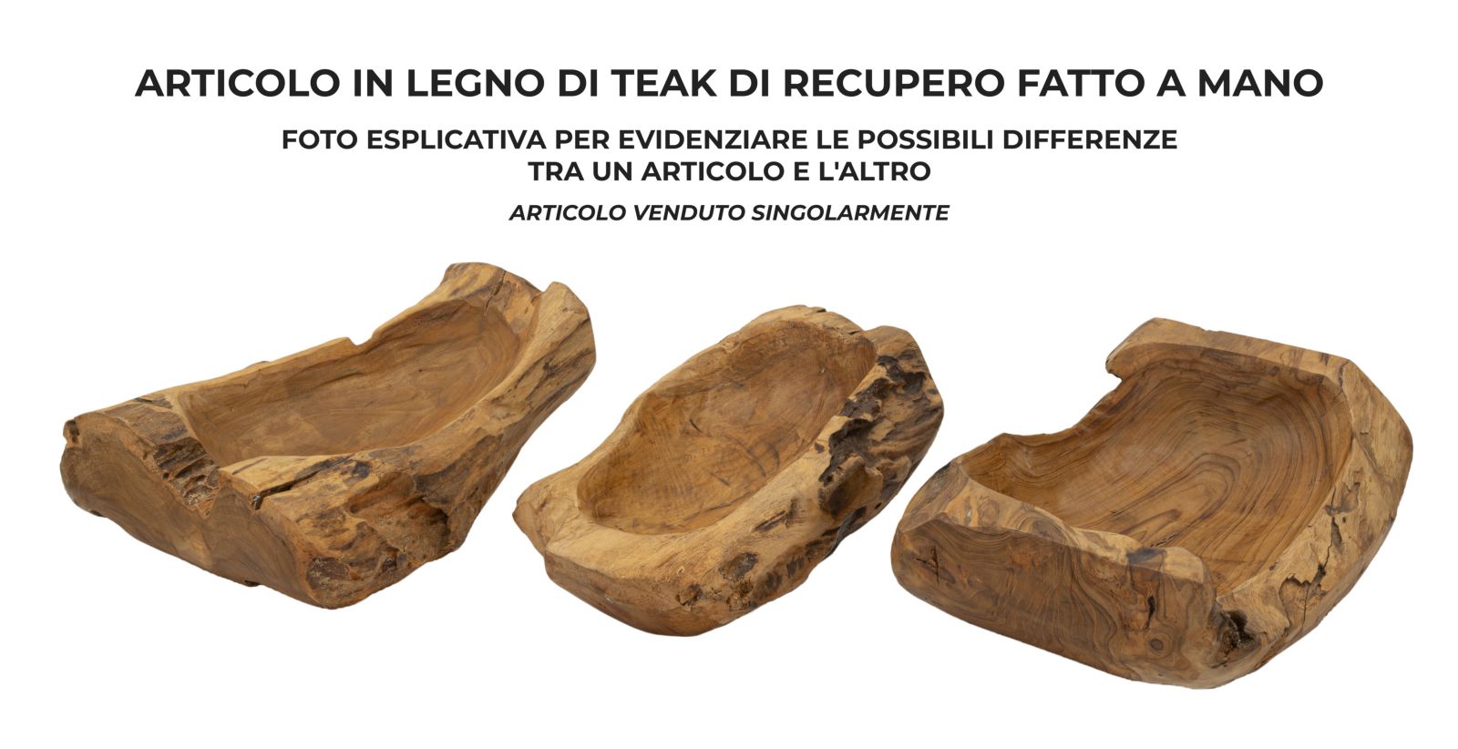 Dekoratívna misa S Tasche Narro Mauro Ferretti, drevo