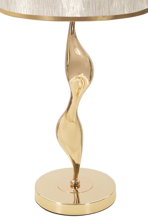 Stolová lampa Goldy Mauro Ferretti, zlatá