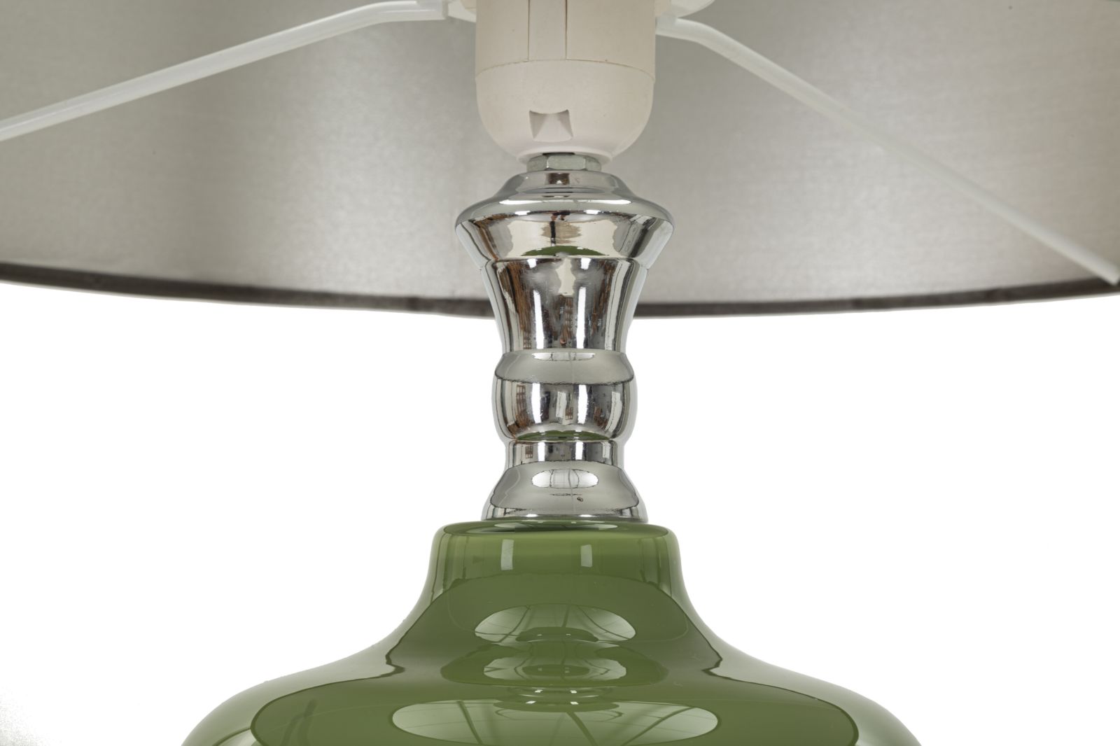 Stojanová lampa Eva One Mauro Ferretti, čierna/zelená/strieborná