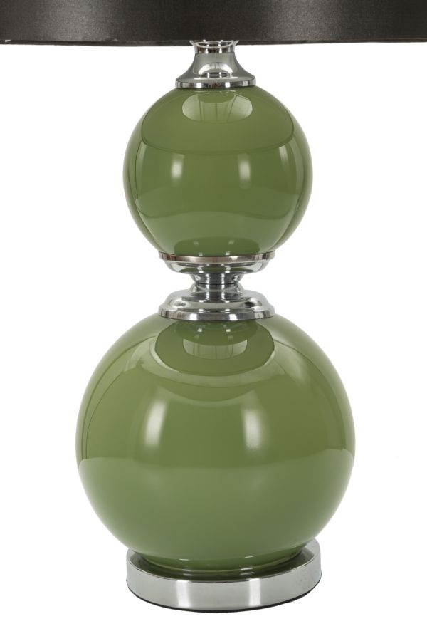 Stolová lampa Eva Two Mauro Ferretti, čierna/zelená