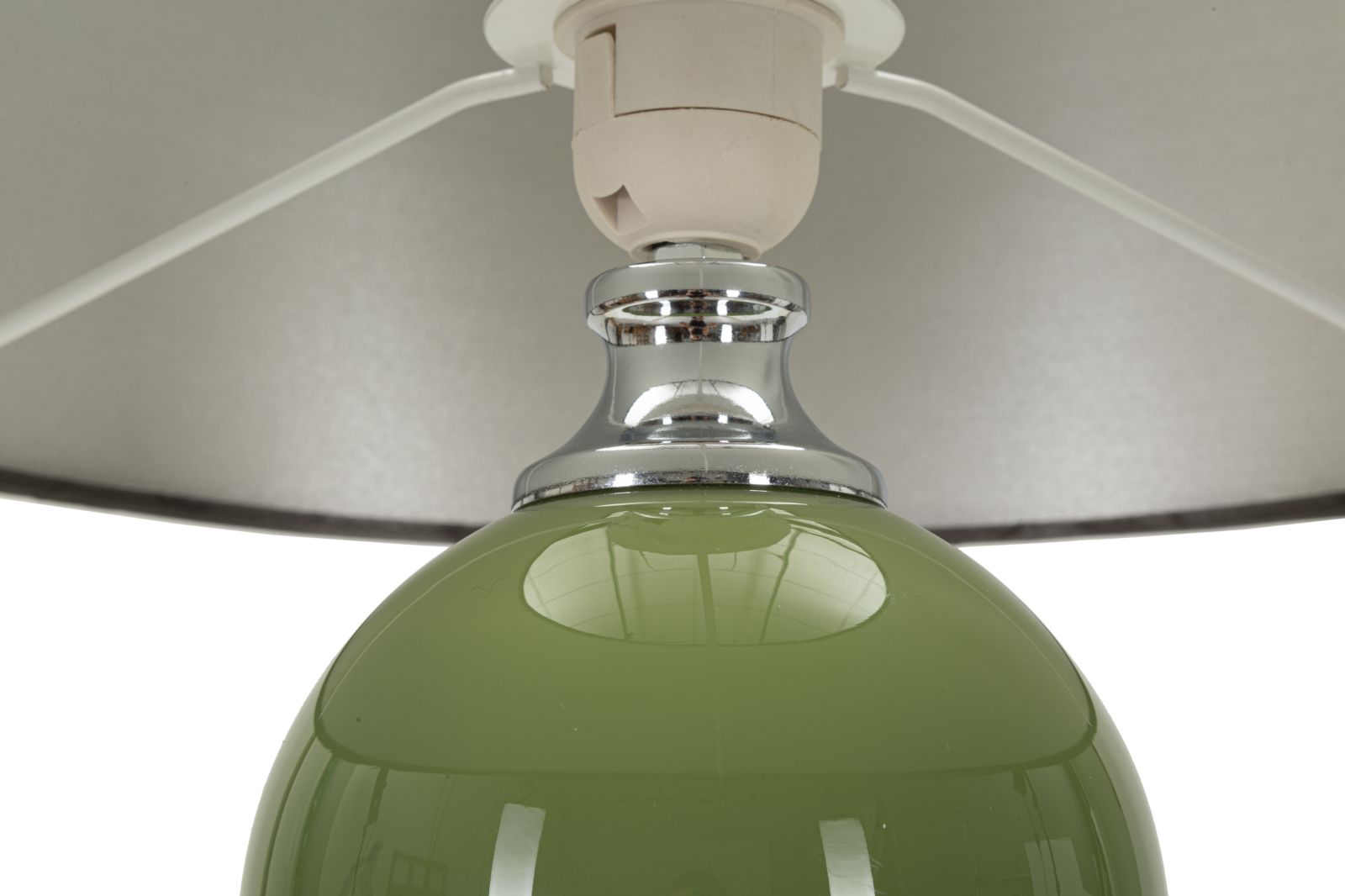 Stolová lampa Eva Two Mauro Ferretti, čierna/zelená