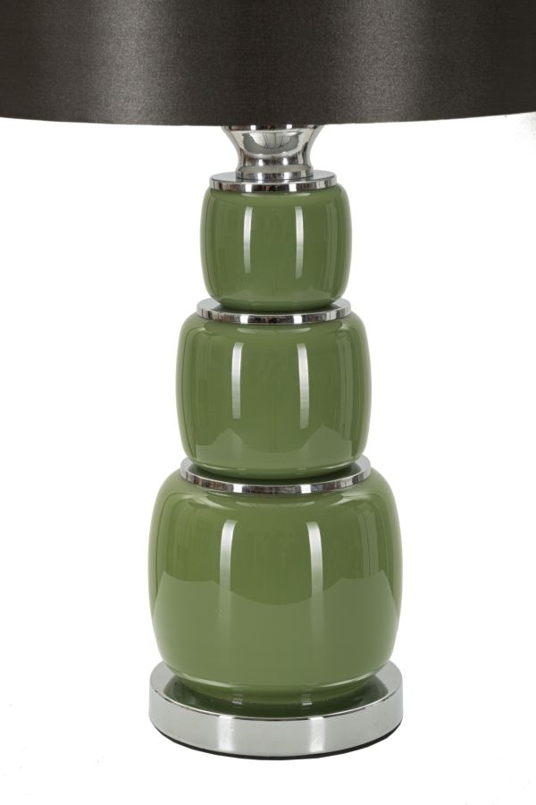 Stolová lampa Eva Three Mauro Ferretti, čierna/zelená