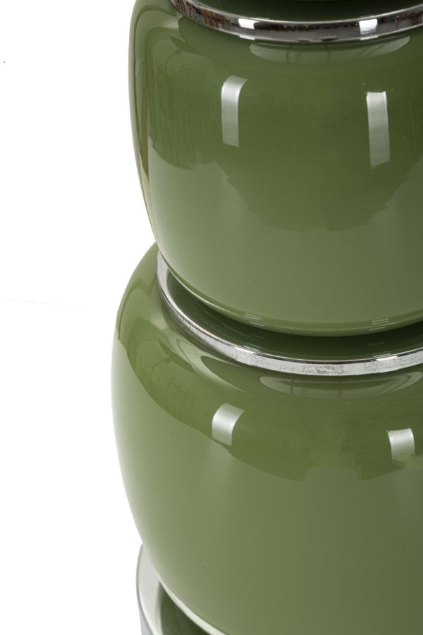 Stolová lampa Eva Three Mauro Ferretti, čierna/zelená