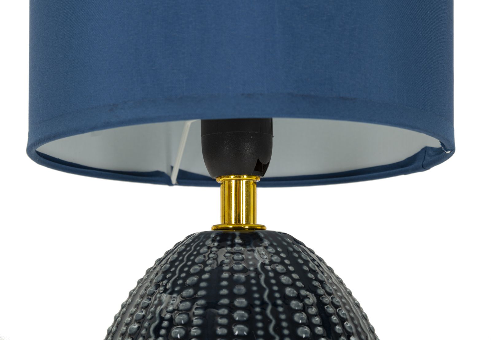 Dizajnová lampa Comodino Flavi Blu Mauro Ferretti, modrá/zlatá