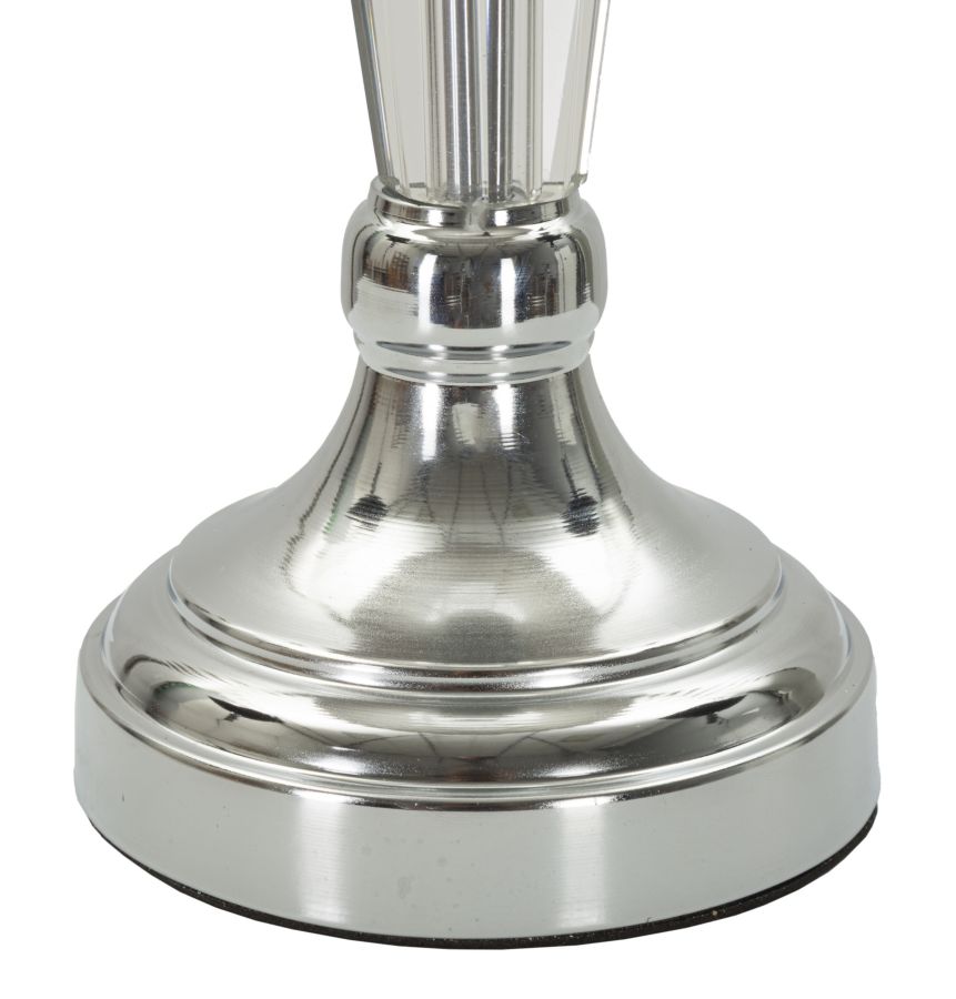 Stolová lampa Silvery Mauro Ferretti, striebroná