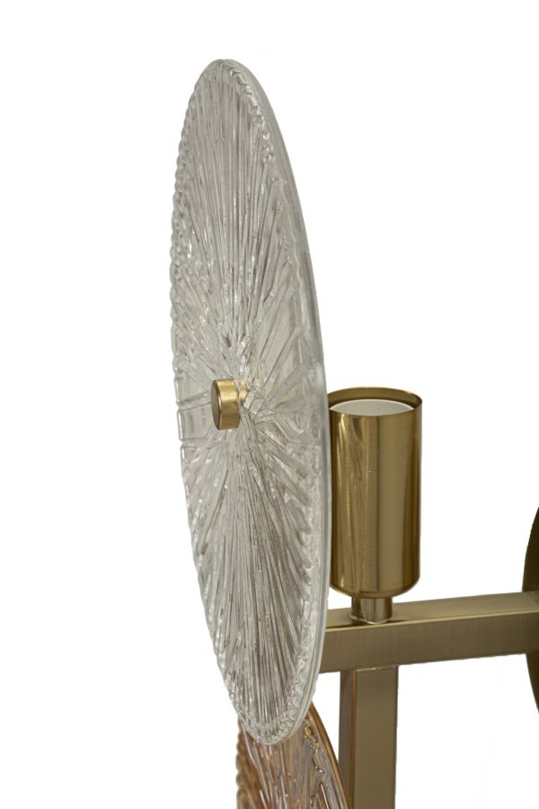 Dizajnová lampa Sunrise Mauro Ferretti, zlatá