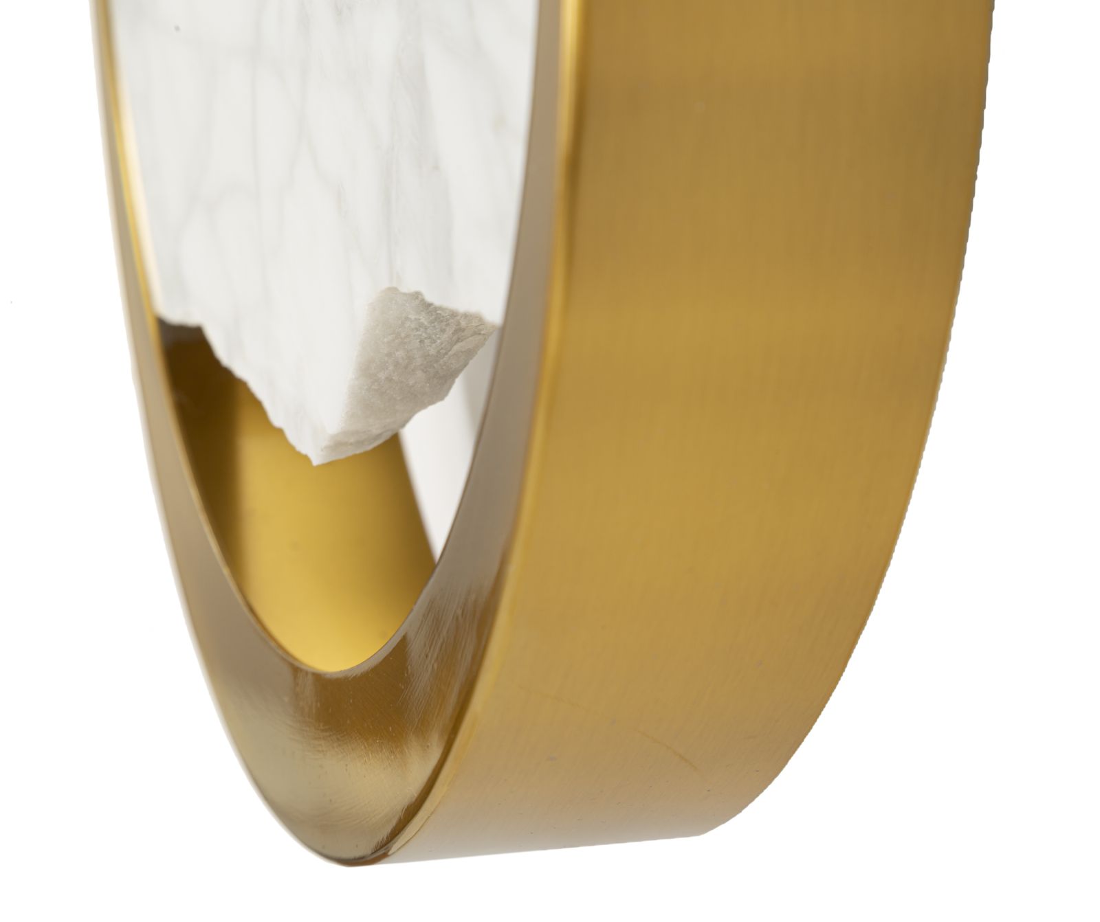Dizajnová lampa Marble Mauro Ferretti, zlatá