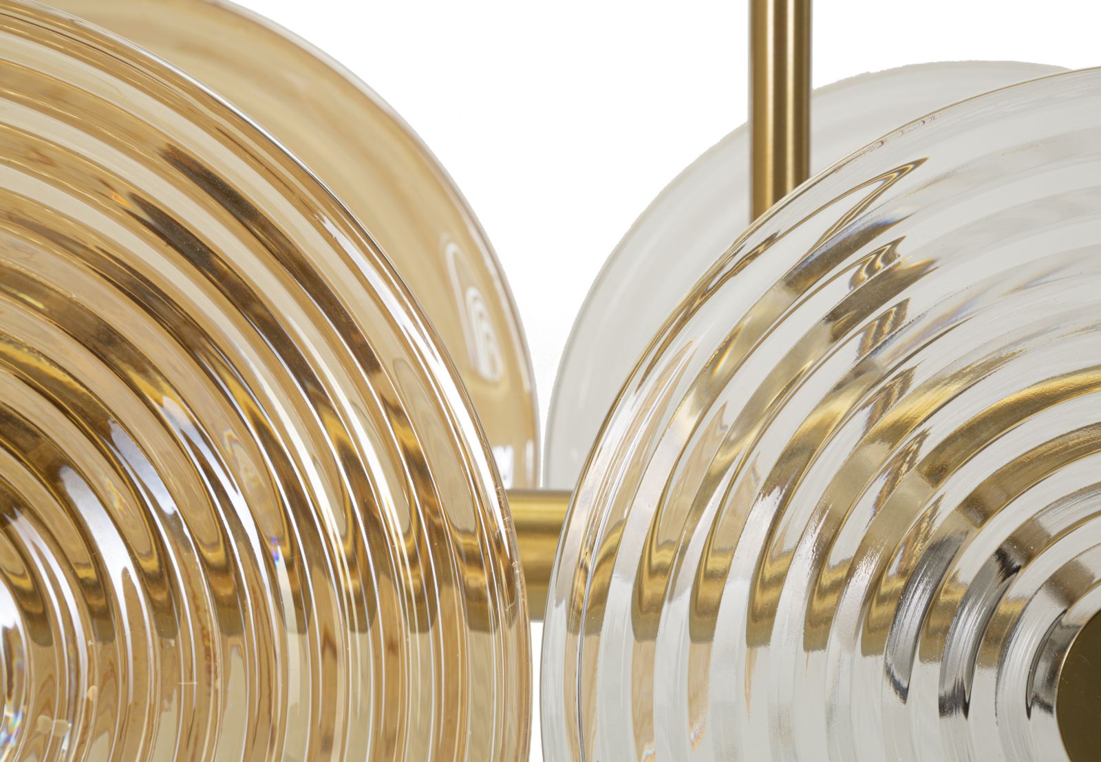 Dizajnová lampa Lampadario Venice Mauro Ferretti, zlatá