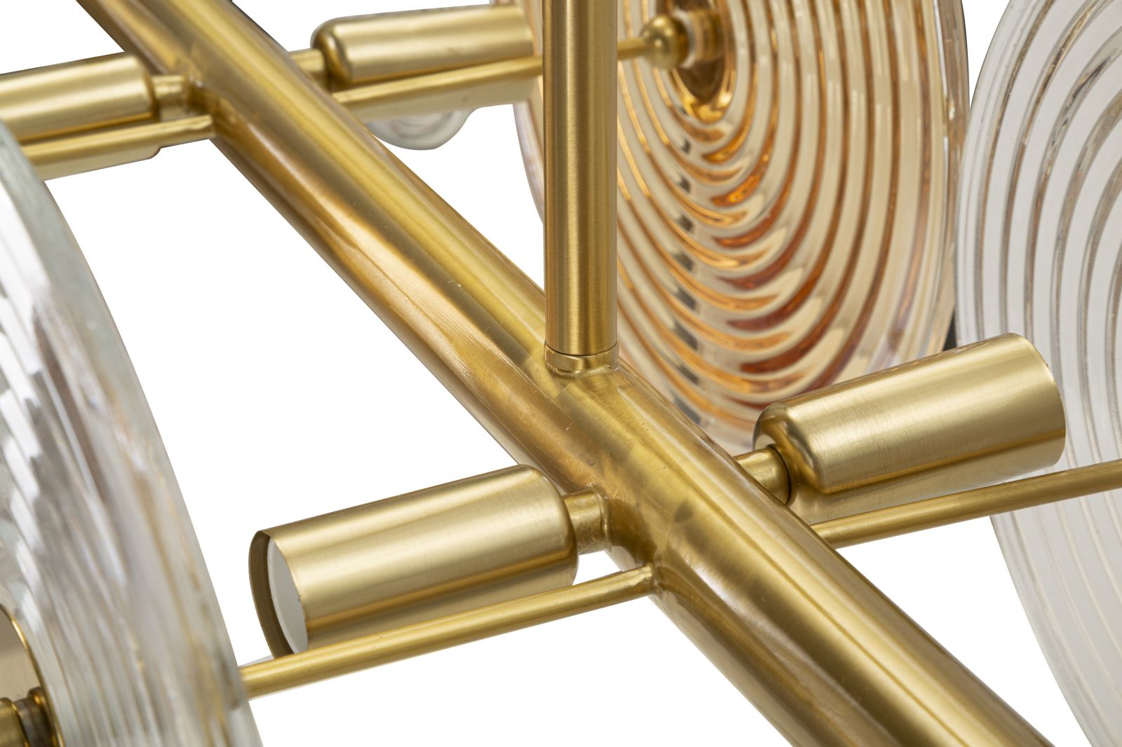 Dizajnová lampa Lampadario Venice Mauro Ferretti, zlatá