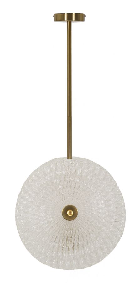 Dizajnová lampa Lampadario Glass Mauro Ferretti, zlatá
