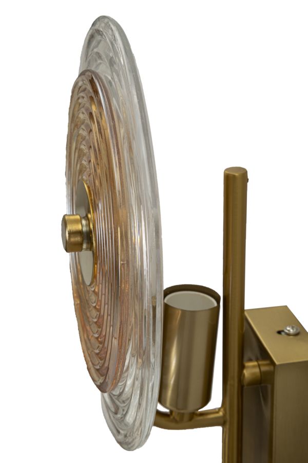 Dizajnová lampa Venice Mauro Ferretti, zlatá