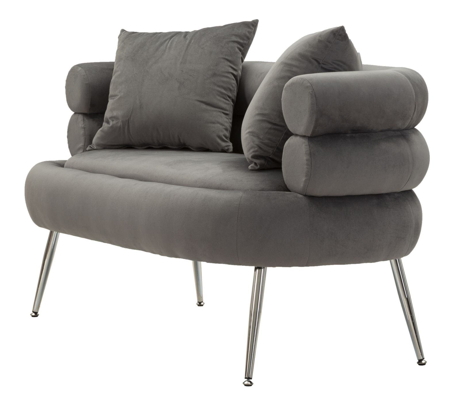 Dekoratívny doplnok Divanetto Silvery Plus Mauro Ferretti 133×68×69 cm