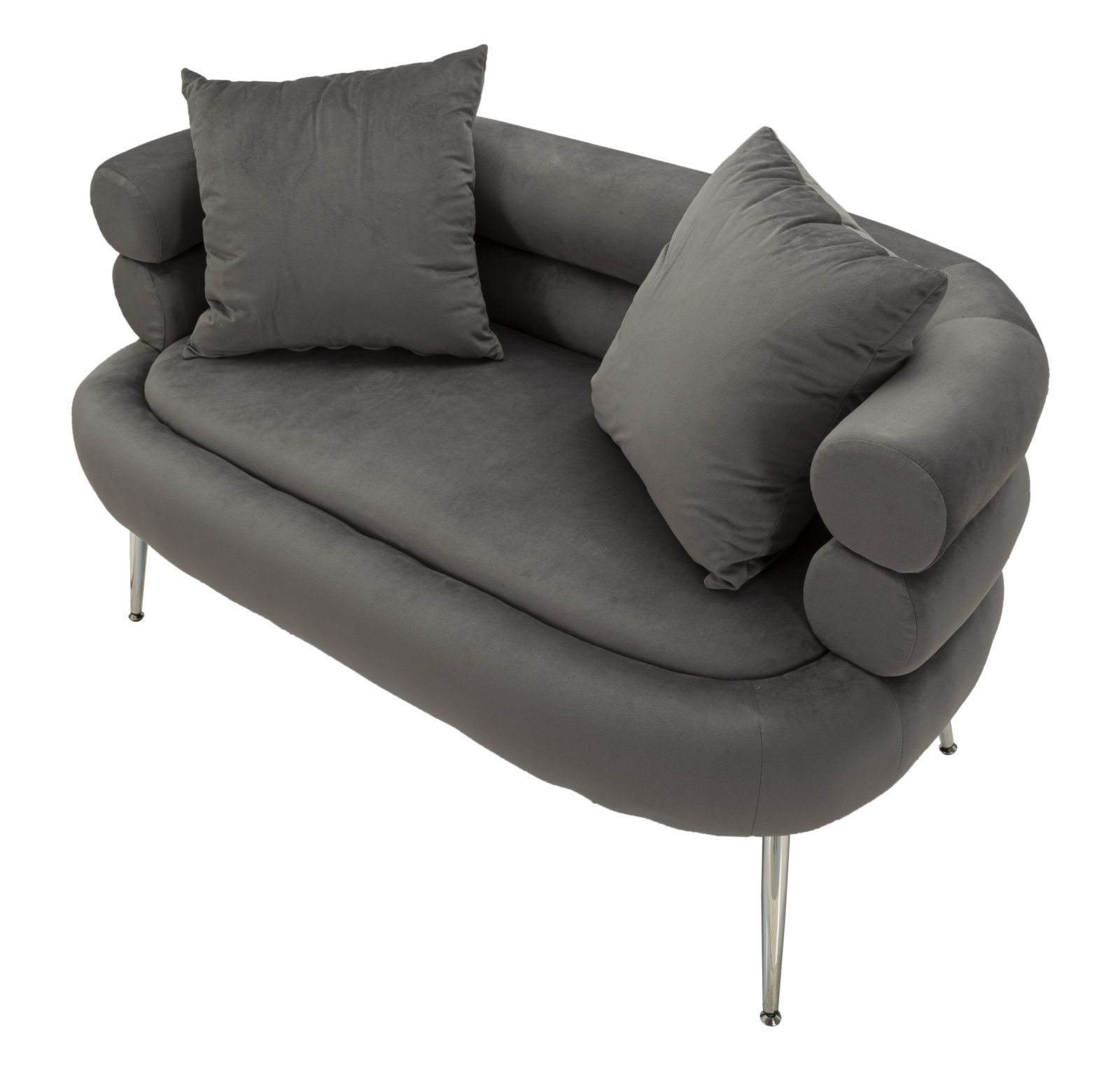 Dekoratívny doplnok Divanetto Silvery Plus Mauro Ferretti 133×68×69 cm