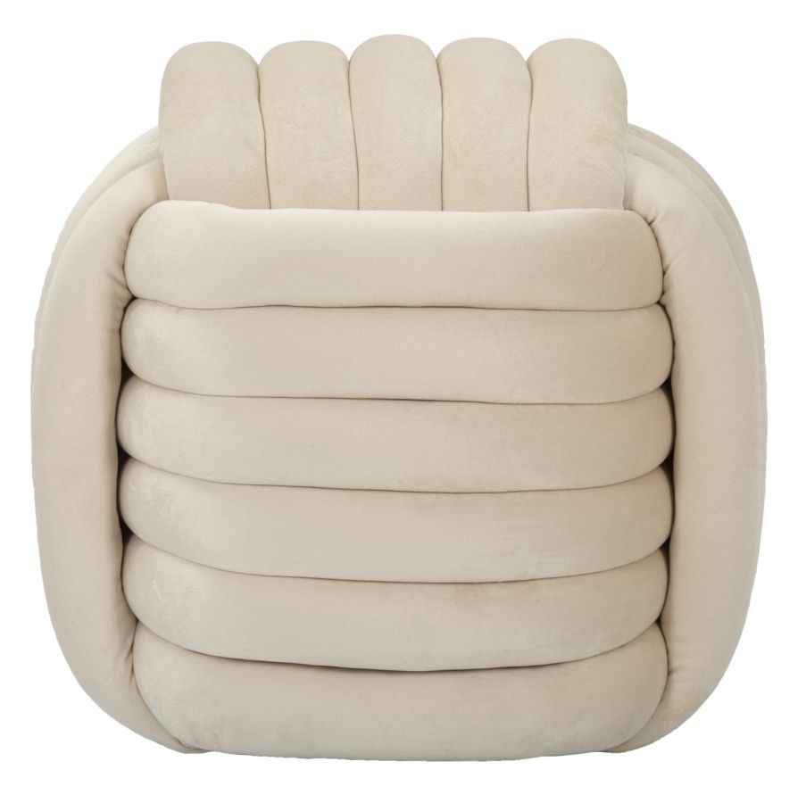 Puf Softy Crema 45x45x45 cm