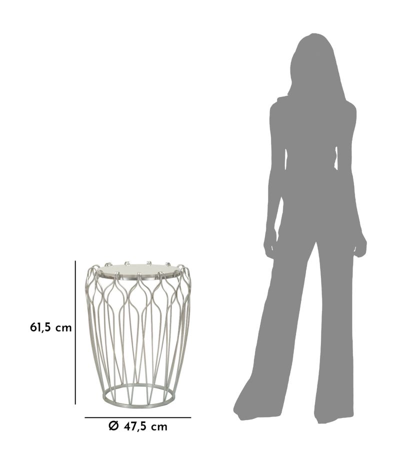 Dekoratívny doplnok Tavolinetto Hook Mauro Ferretti Ø 47,5×61,5 cm