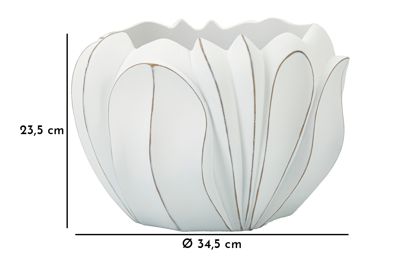 Dekoratívny doplnok Cachepot Gardy Mauro Ferretti Ø 34,5×23,5 cm