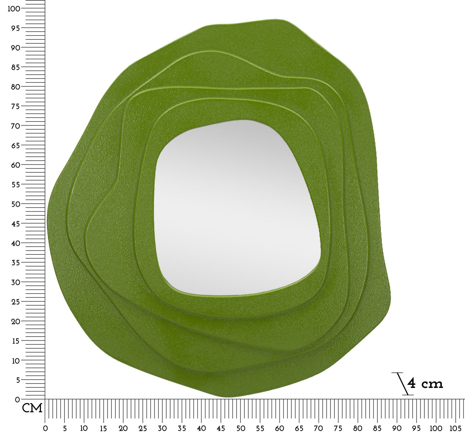 Zrkadlo Dalia Verde, zelené