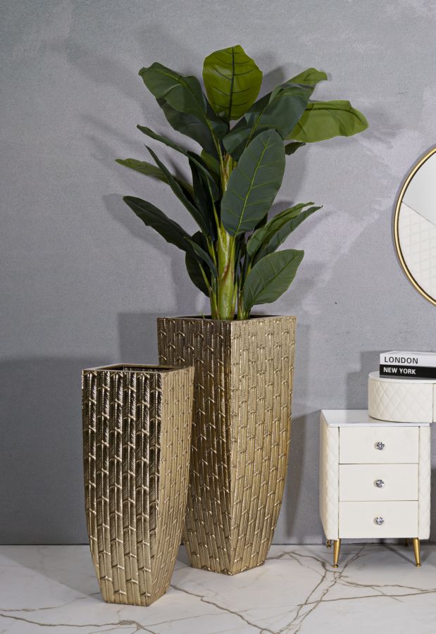 Dekoratívne vázy 2ks P Gliss Mauro Ferretti, zlaté