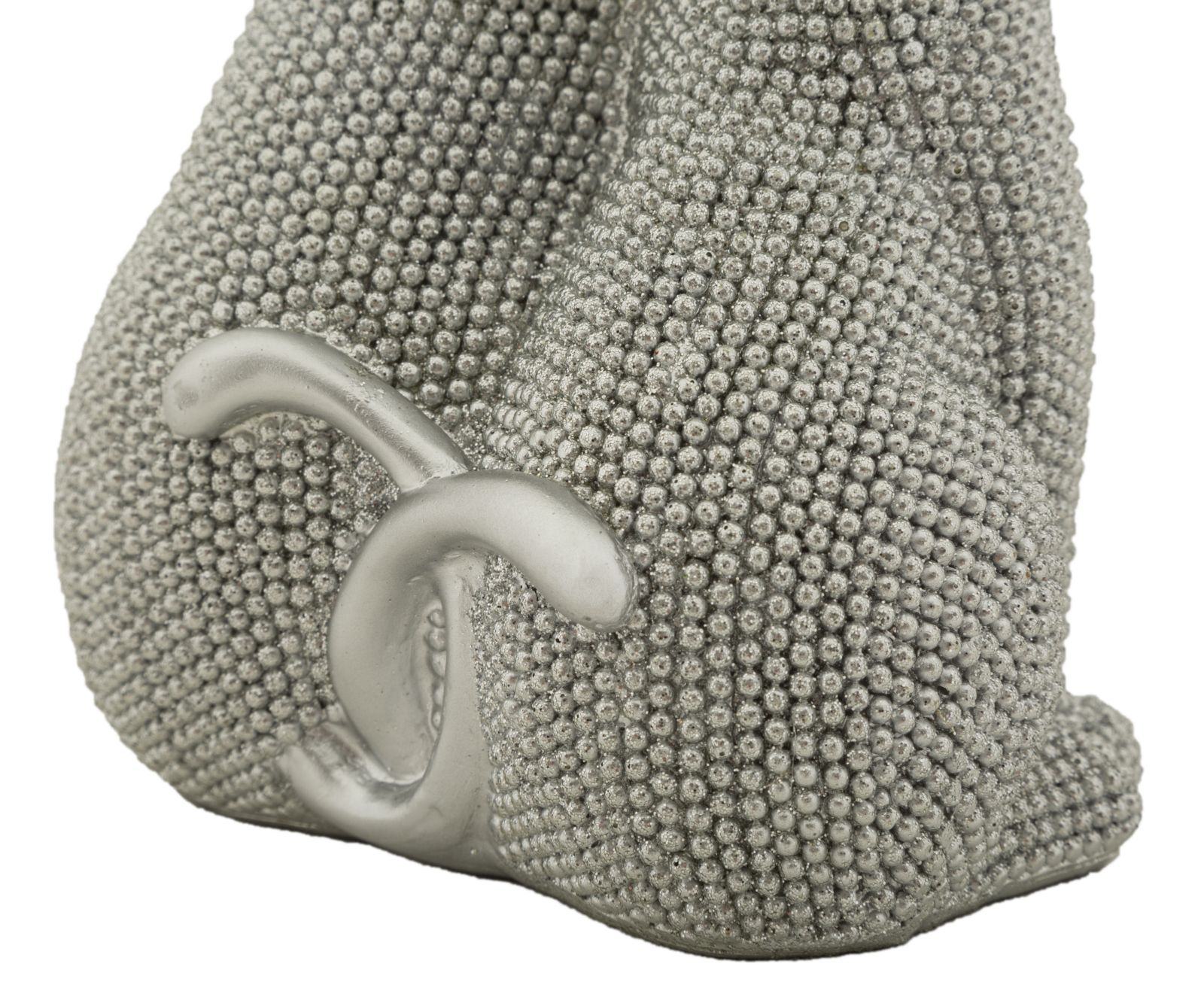 Dekoratívna socha Gatti Sparky Mauro Ferretti, strieborná