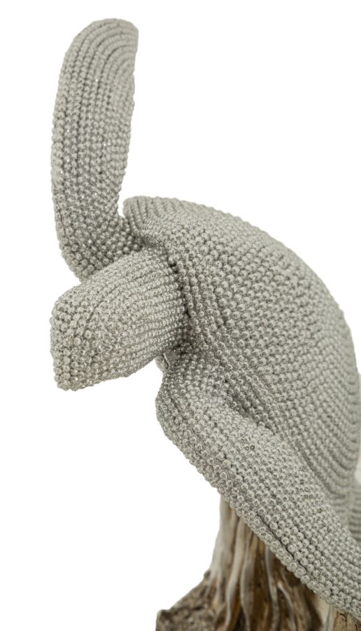 Dekoratívna socha Tartaruga Sparky Mauro Ferretti, strieborná