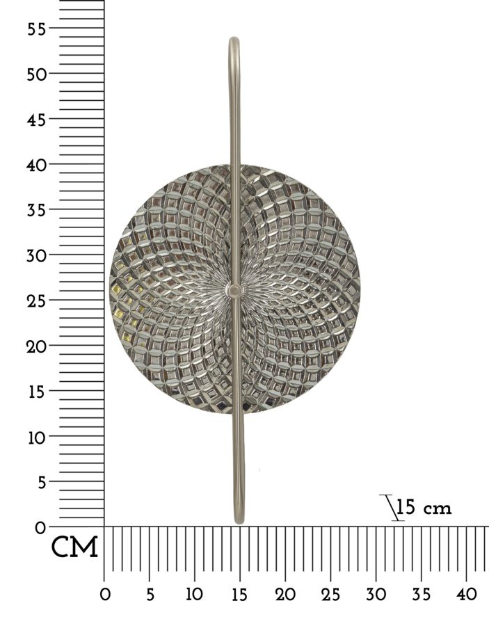 Dizajnová lampa Silvery Mauro Ferretti, strieborná