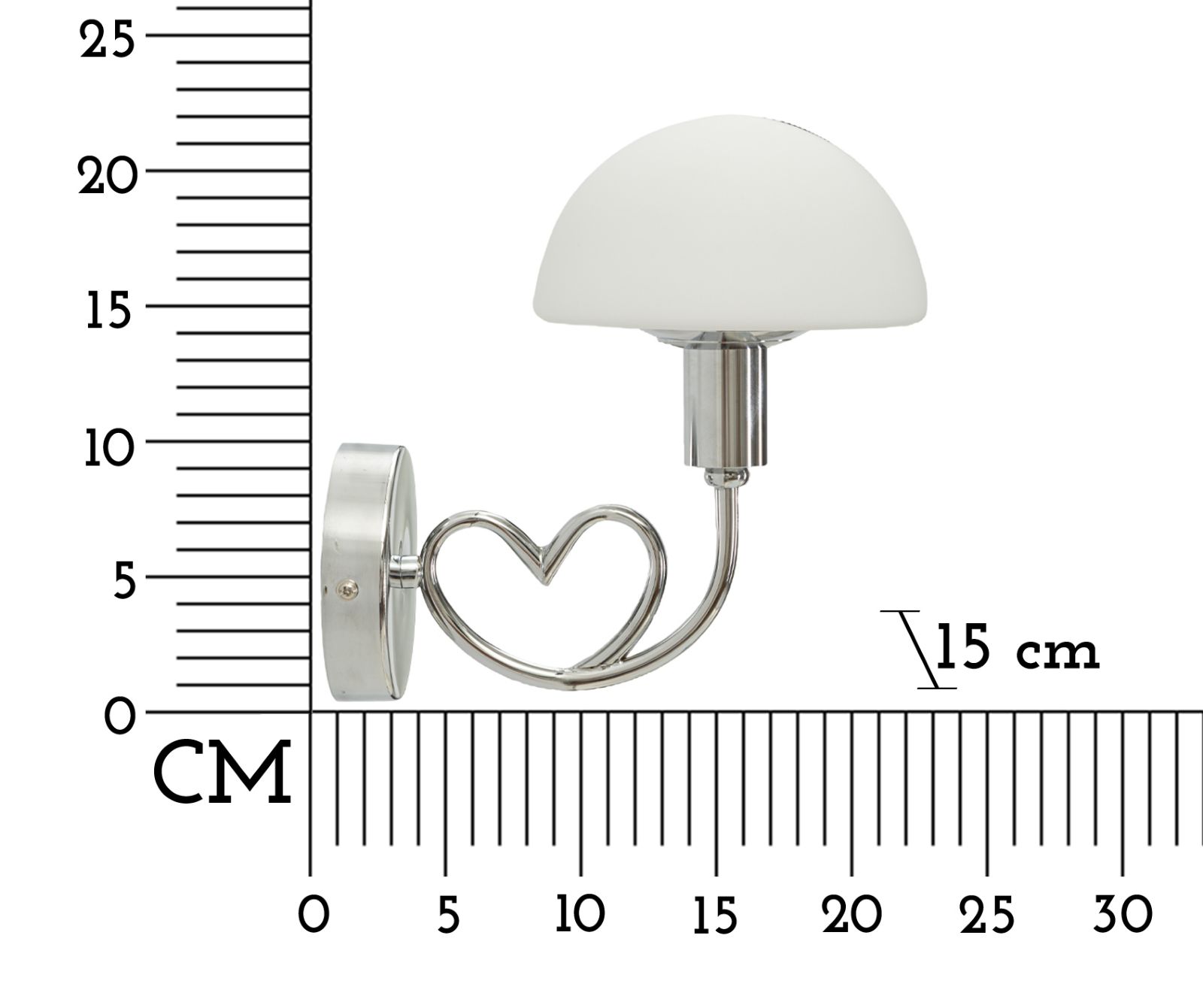 Dizajnová lampa Lovy Silver Mauro Ferretti, striebroná