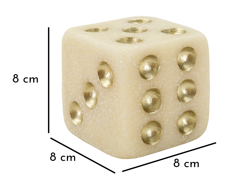 Dekoratívny doplnok Dado Quarzy Mauro Ferretti 8×8×8 MIN 2 cm