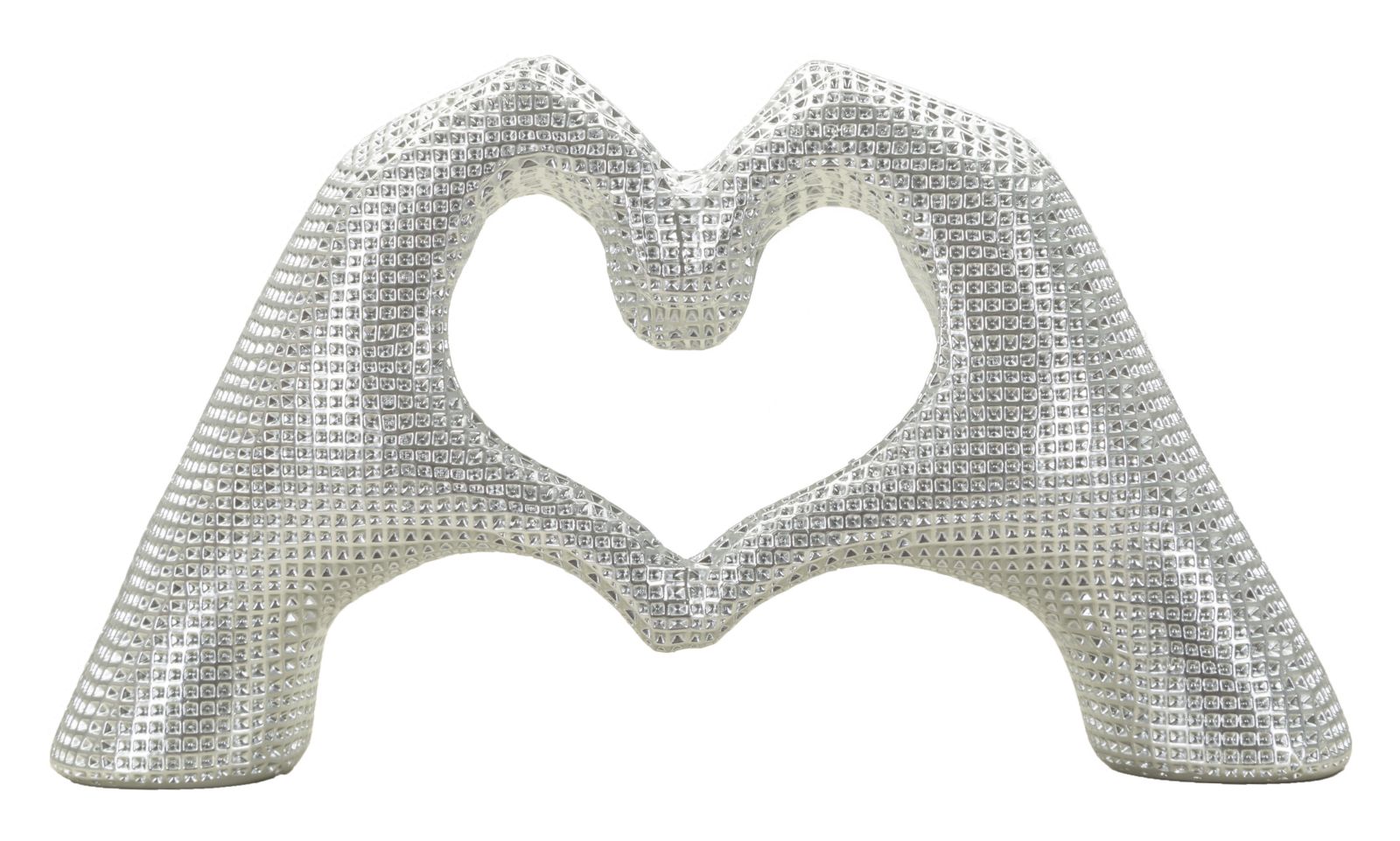 Dekoratívna socha Lover Silver Mauro Ferretti, strieborná
