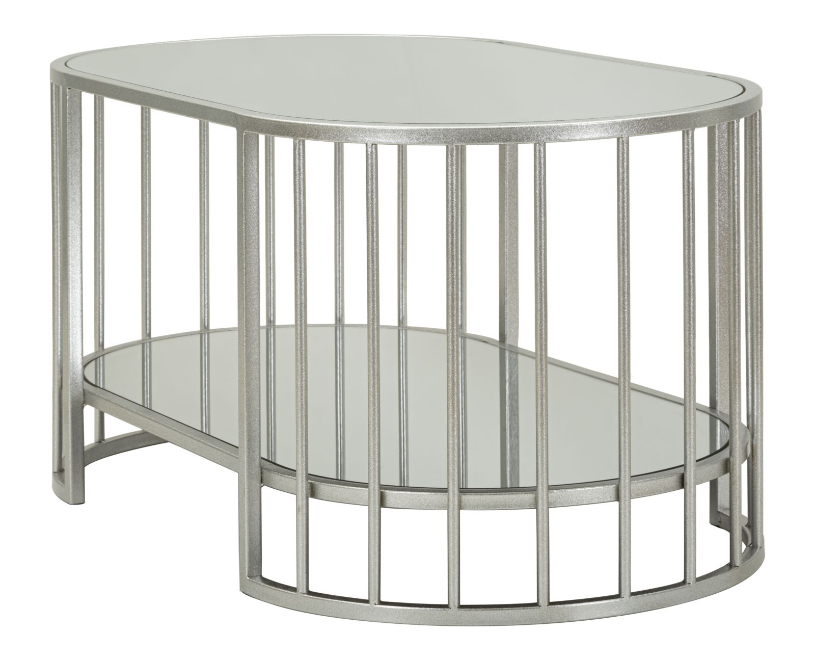 Stôl Caffe' Smirne Mauro Ferretti, strieborný