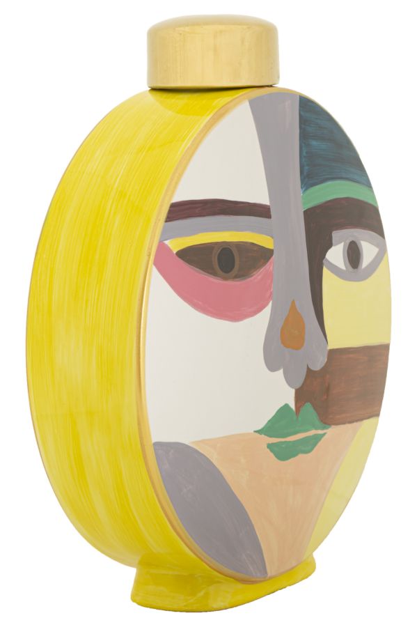 Dekoratívna váza Piccassy Color Round Mauro Ferretti, farebná