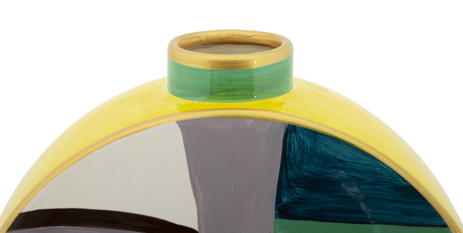 Dekoratívna váza Piccassy Color Round Mauro Ferretti, farebná