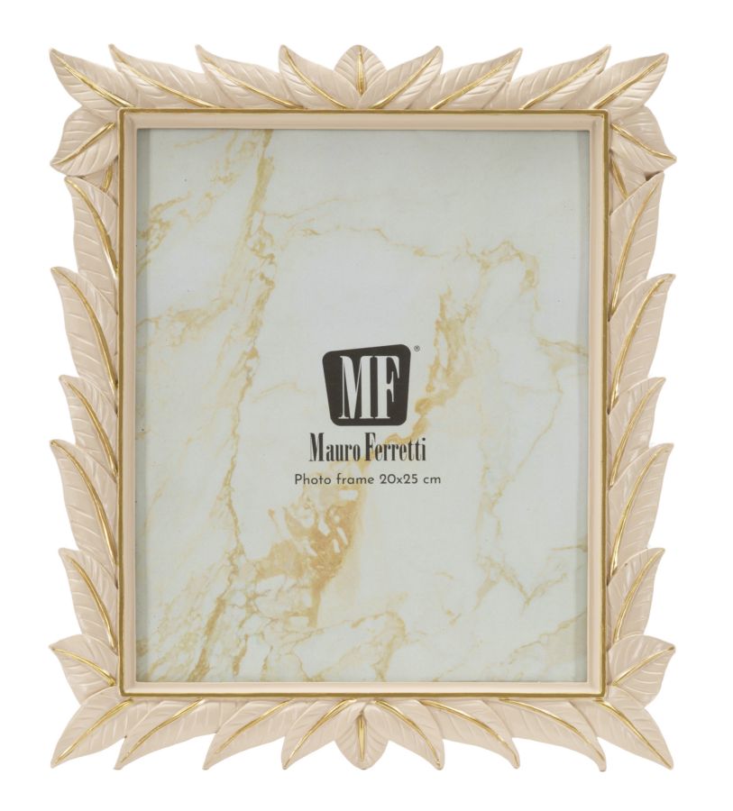 Fotorám Cornice Leaffy, ružový/zlatý